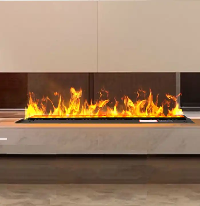 3d Led Flame Water Mist Fireplace