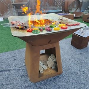 Corten Brasero Bbq Grills Charcoal