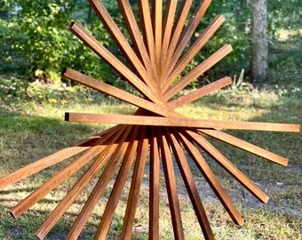 Corten Steel Letter Statue