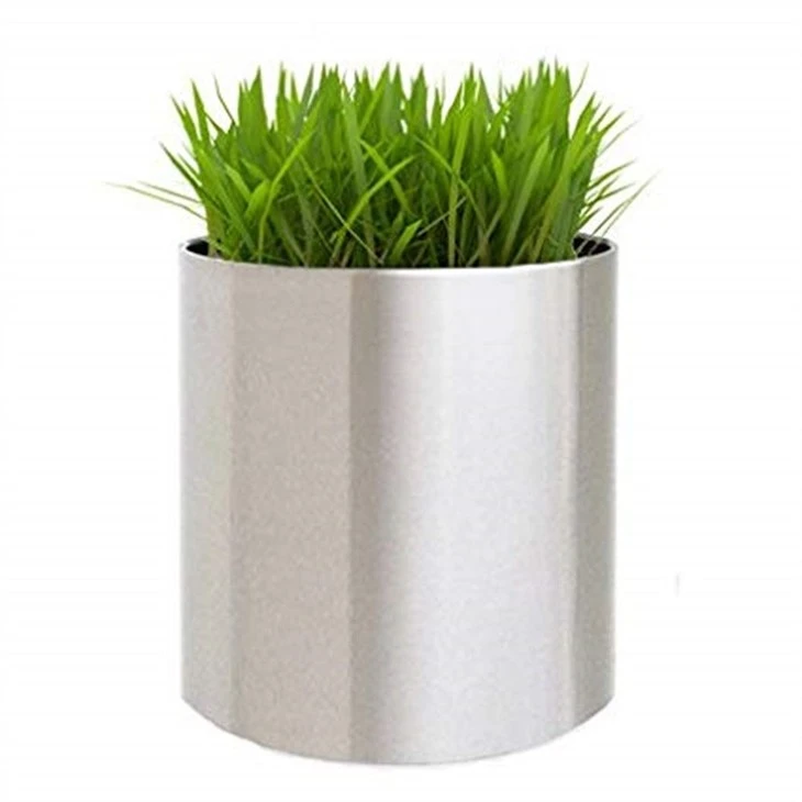 Metal Flower Vases Large Steel Flower Pot