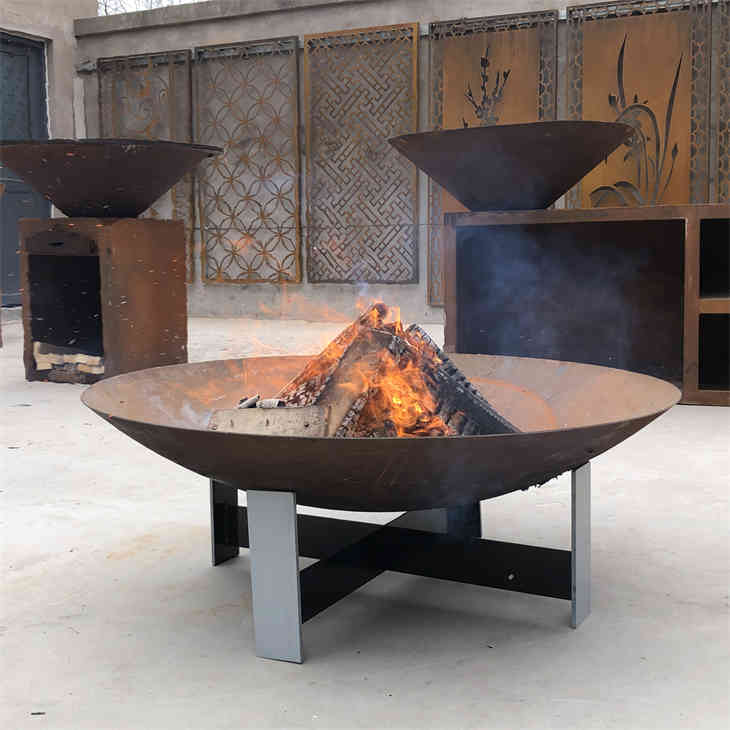 Ватрена посуда од зарђалог челика