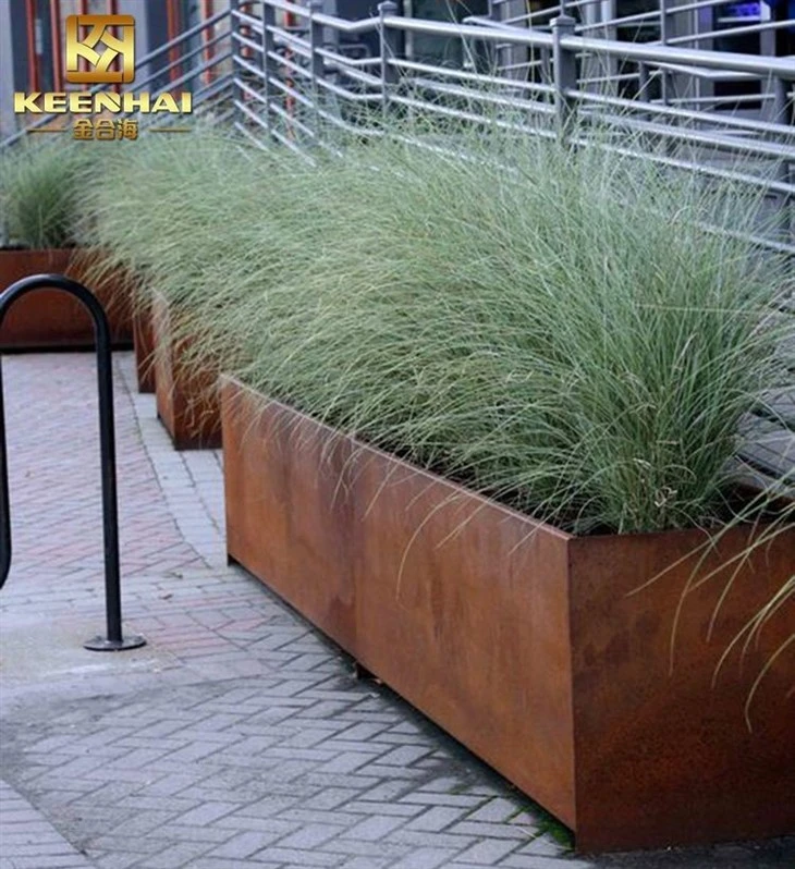 Veradek Metallic Series Long Box Planter